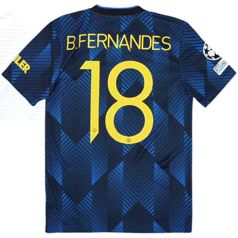 2021-22 Manchester United Third Shirt B.Fernandes #18 (S)