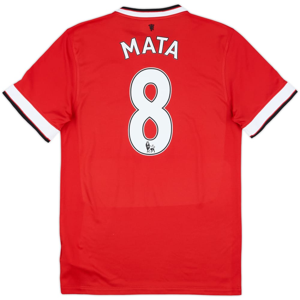 2014-15 Manchester United Home Shirt Mata #8 - 9/10 - (S)