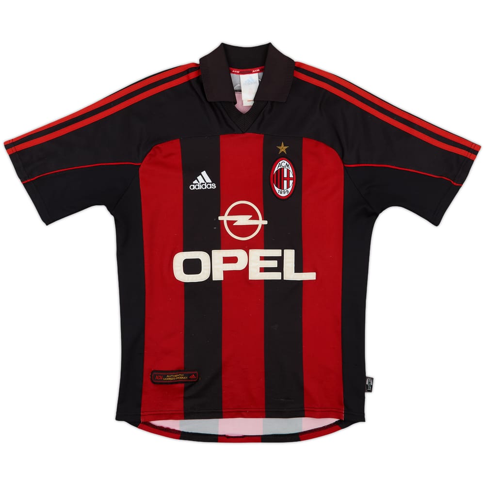 2000-02 AC Milan Home Shirt - 5/10 - (S)
