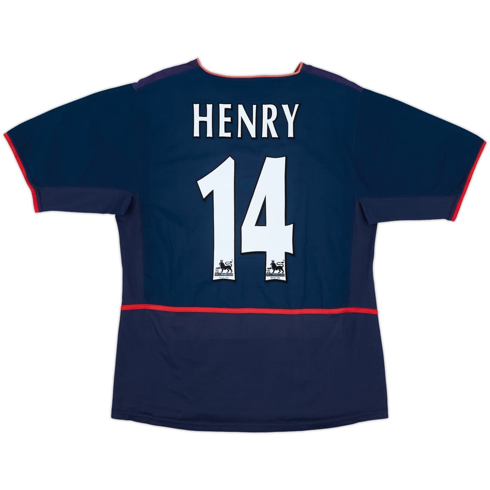 2002-04 Arsenal Away Shirt Henry #14 - 7/10 - (L)