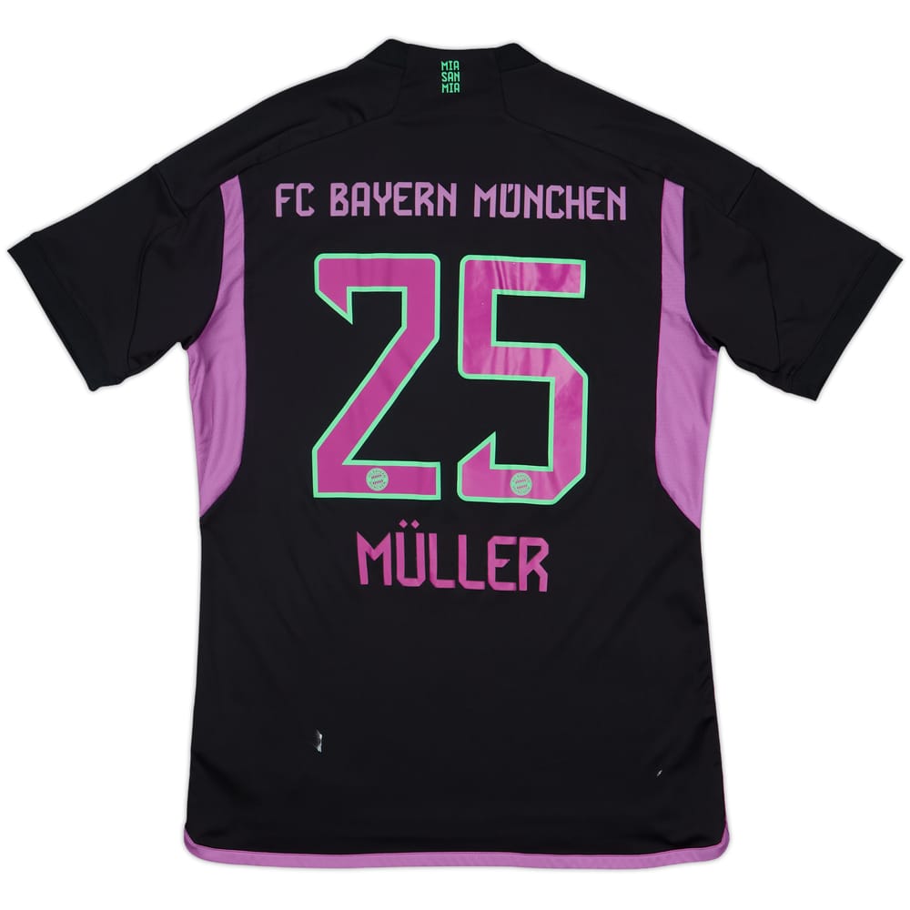 2023-24 Bayern Munich Away Shirt Muller #25 - 6/10 - (M)