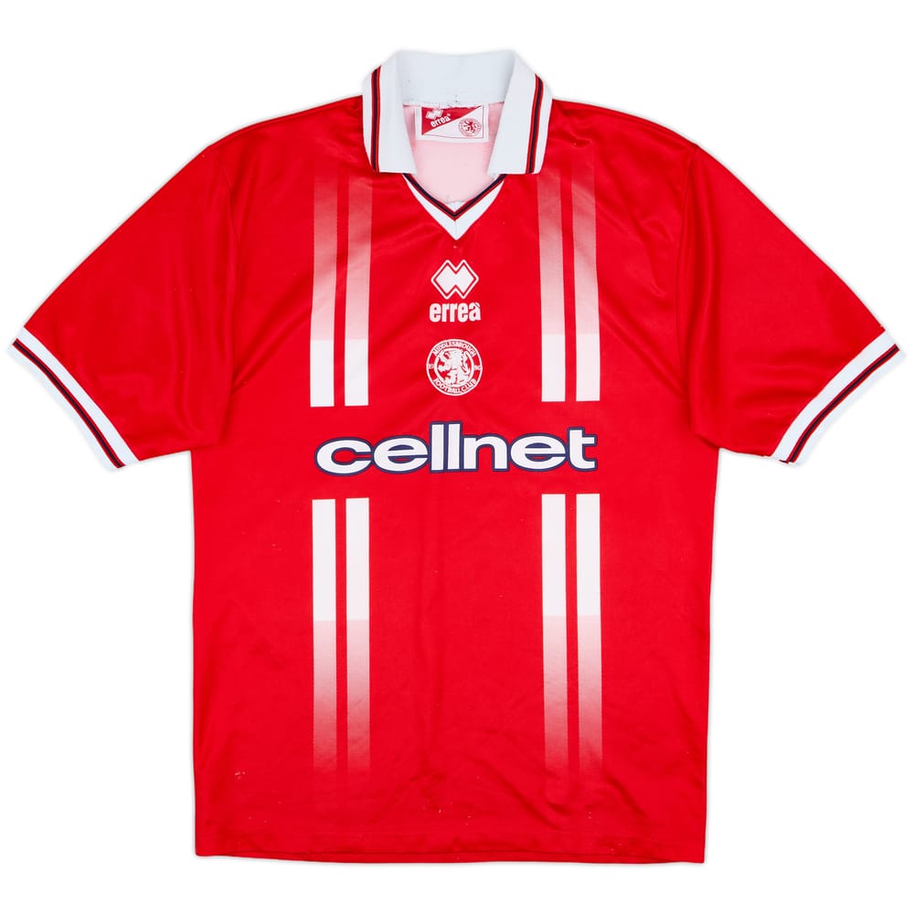 1998-99 Middlesbrough Signed Home Shirt - 7/10 - (S)