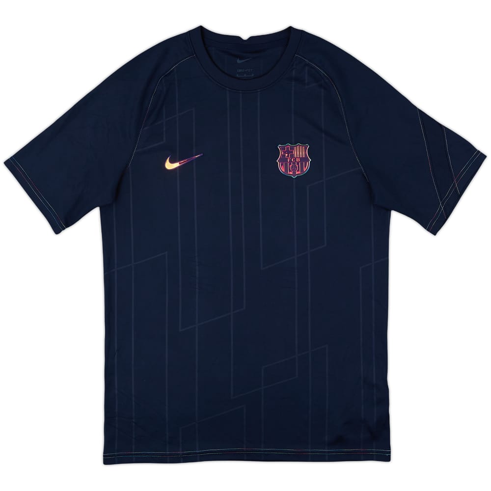 2021-22 Barcelona Nike Training Shirt - 9/10 - (M)