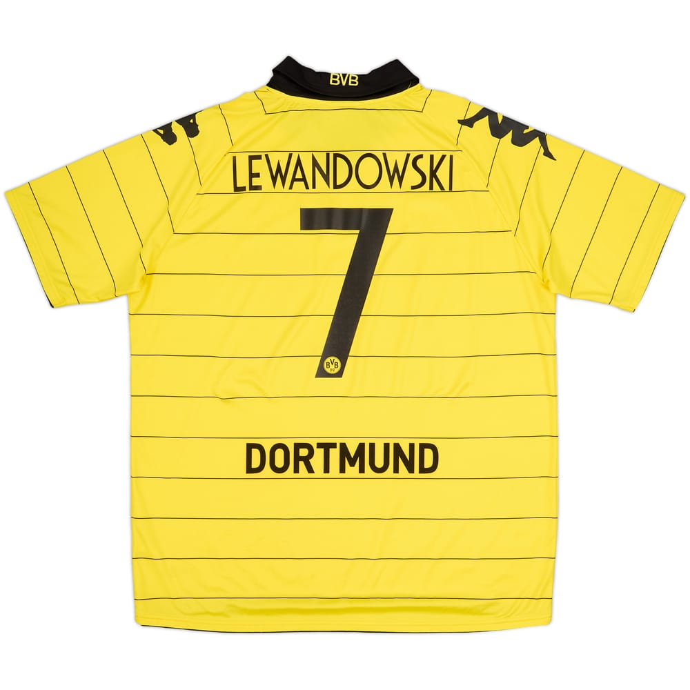 2010-11 Borussia Dortmund Home Shirt Lewandowski #7 - 10/10 - (XXL)