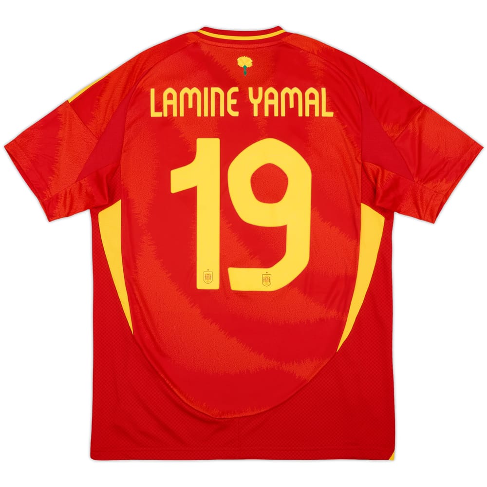 2024-25 Spain Home Shirt Lamine Yamal #19 - 10/10 - (M)