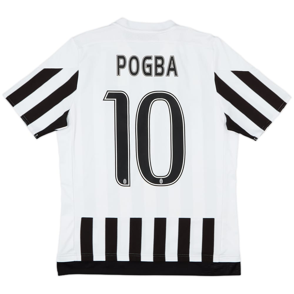 2015-16 Juventus Home Shirt Pogba #10 - 7/10 - (XL.Boys)