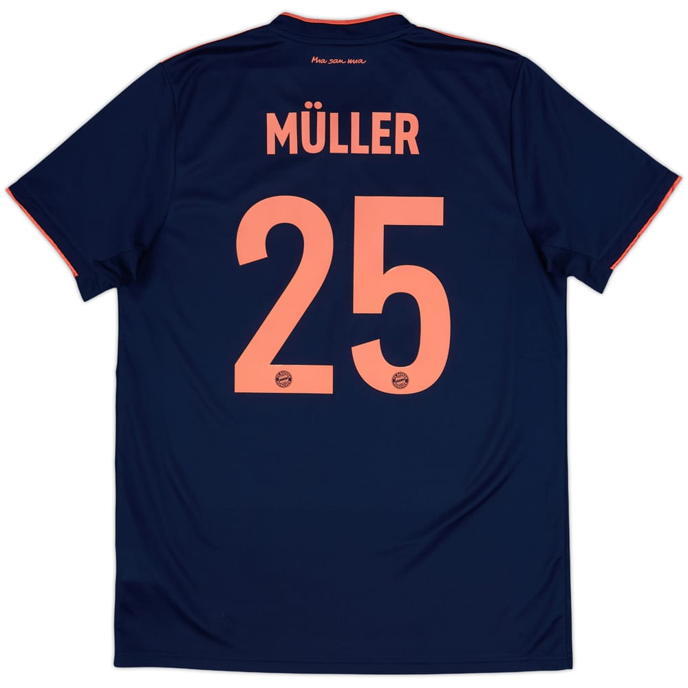 Camiseta de la tercera equipación del Bayern Munich 2019-20 Muller #25 - 9/10 - (L)
