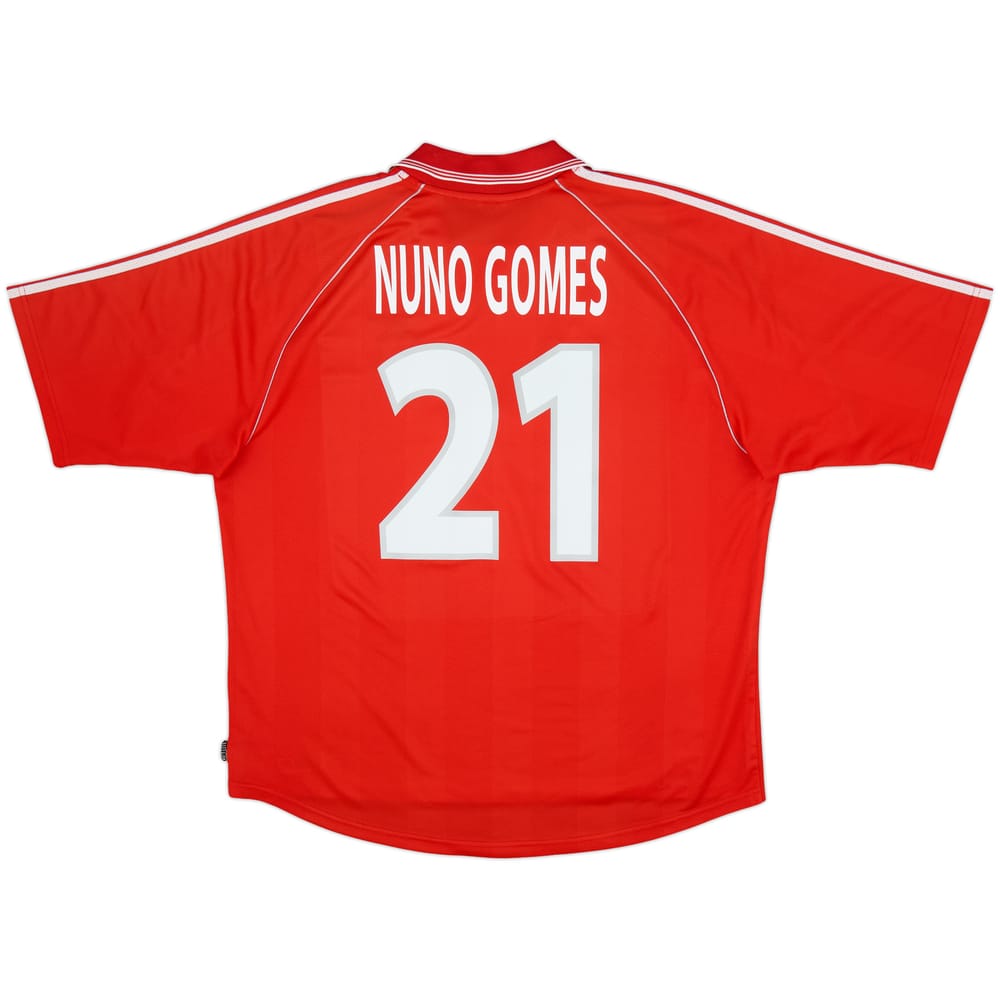 1999-00 Benfica Home Shirt Nuno Gomes #21 - 5/10 - (L)