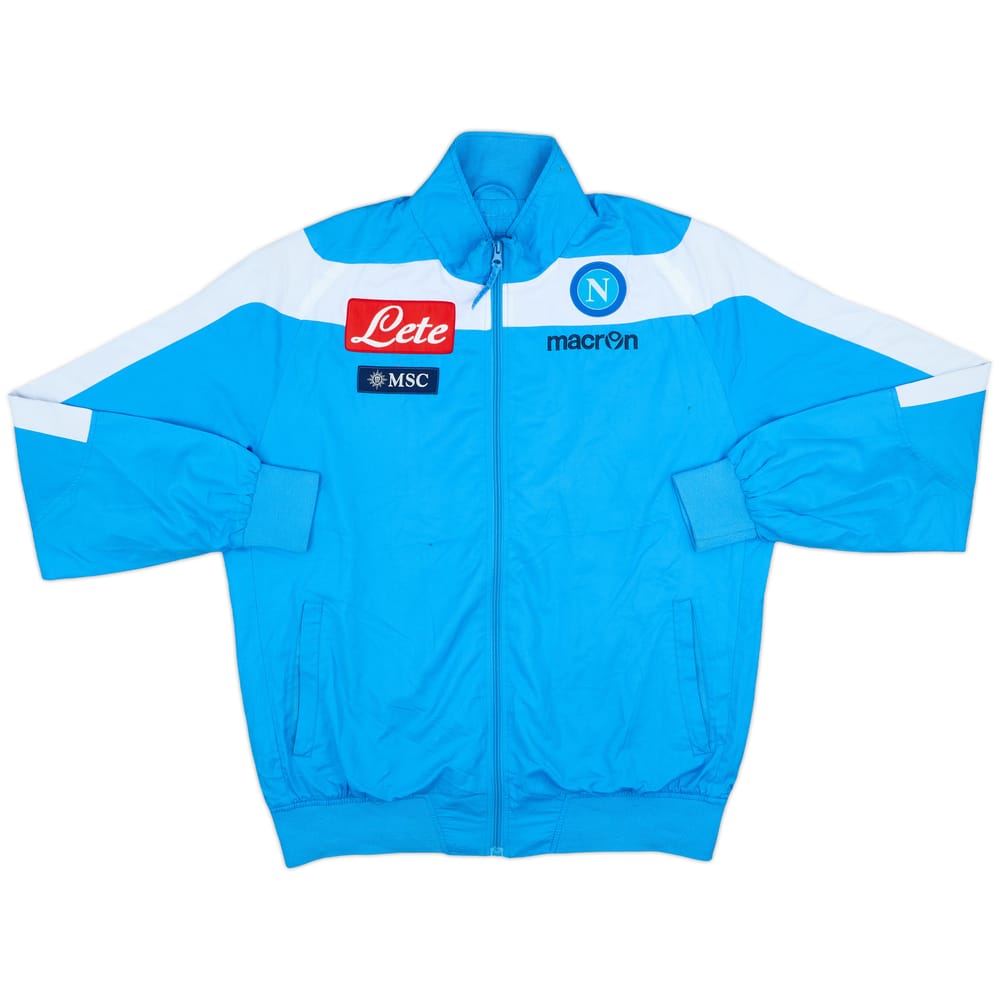 2014-15 Napoli Macron Track Jacket - 6/10 - (XL)