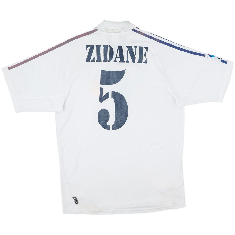 2001 Real Madrid Home Shirt Zidane #5 - 3/10 - (M)