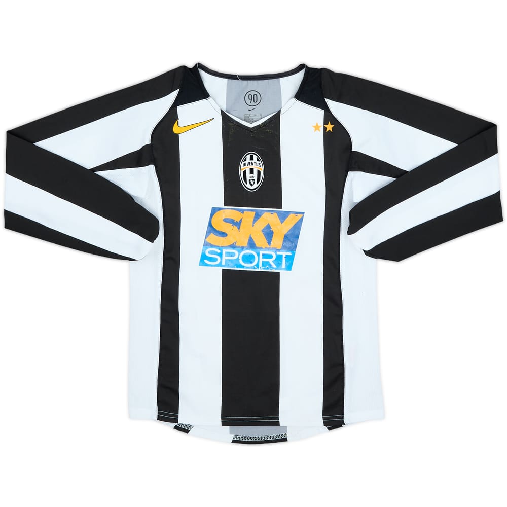 2004-05 Juventus Home L/S Shirt #6 - 5/10 - (S.Boys)