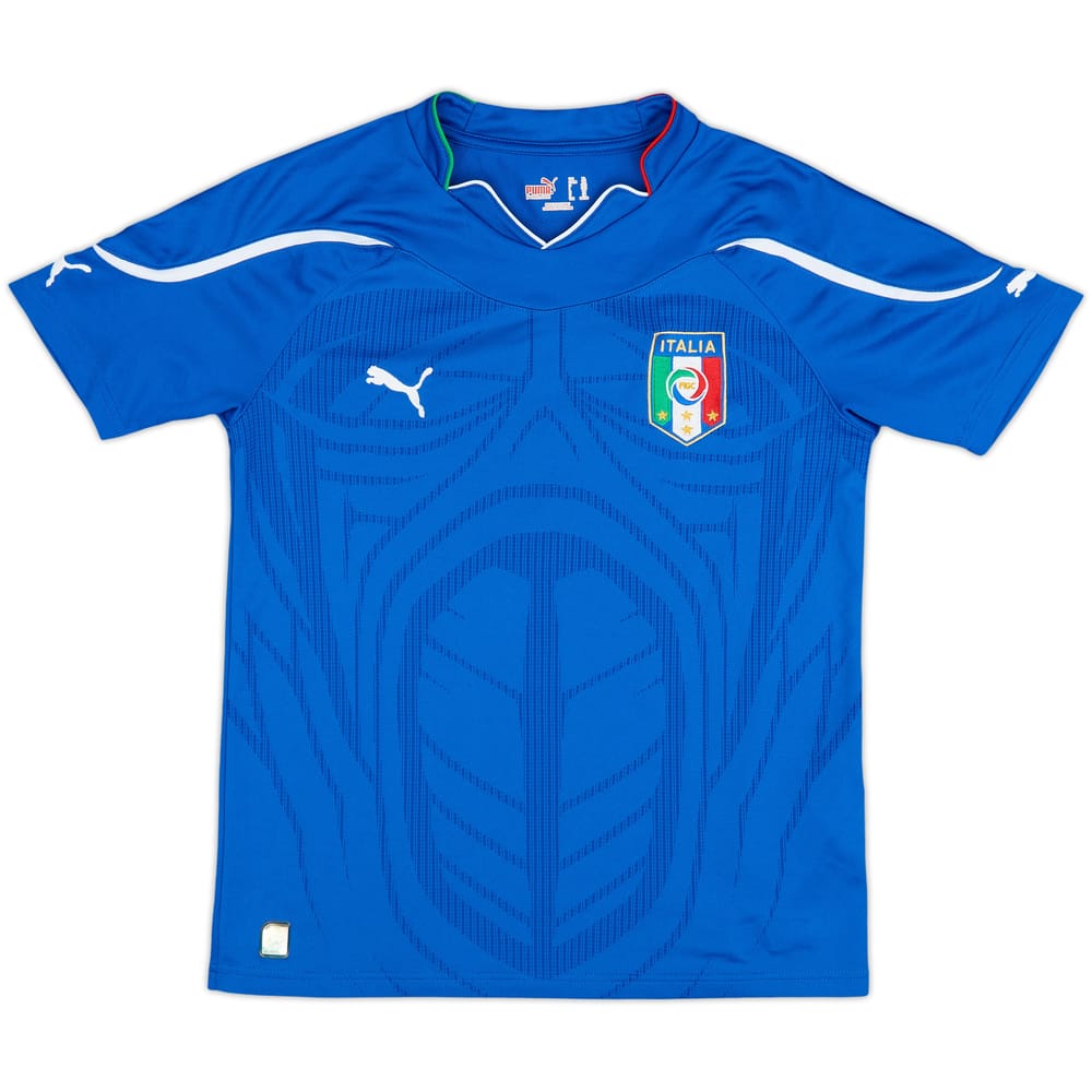 2010-12 Italy Home Shirt - 9/10 - (L.Boys)