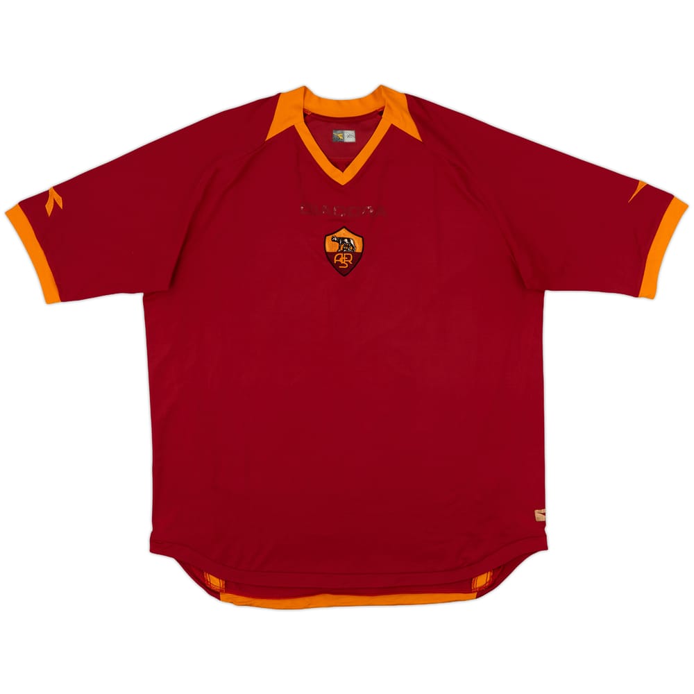 2006-07 Roma Home Shirt - 3/10 - (XL)