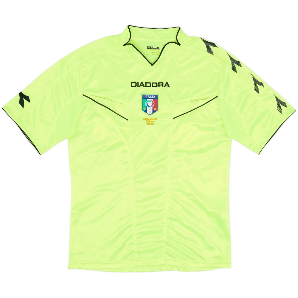 2013-14 Italy Diadora Referee Shirt - 6/10 - (S)