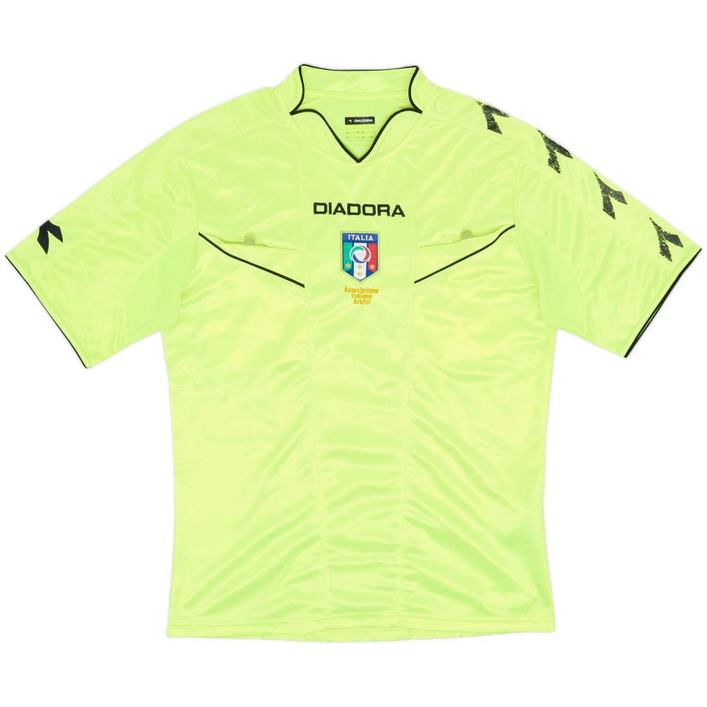 2013-14 Italy Diadora Referee Shirt - 6/10 - (S)