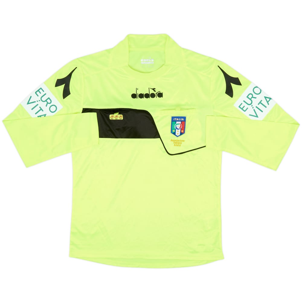 2017-18 Italy Diadora Referee Shirt - 9/10 - (S)