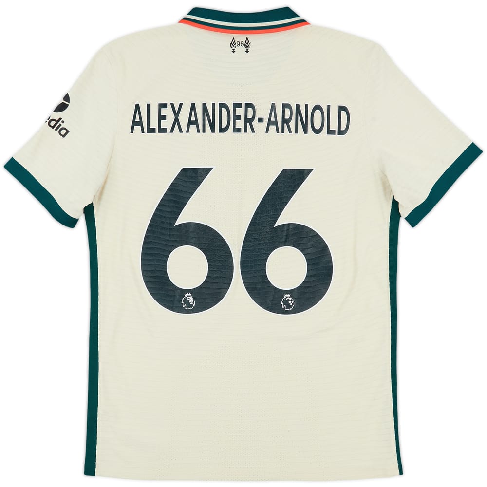 2021-22 Liverpool Authentic Away Shirt Alexander-Arnold #66 - 7/10 - (M)