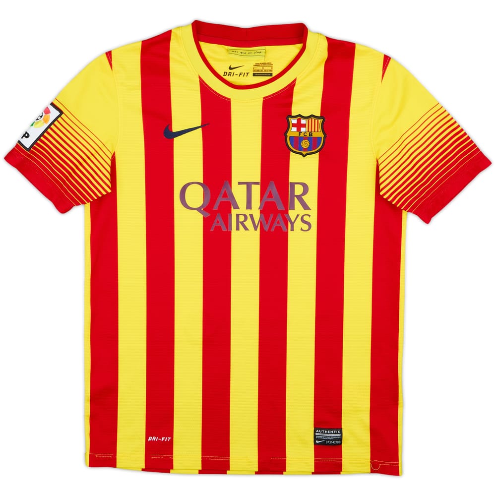 2013-15 Barcelona Away Shirt - 6/10 - (L.Boys)