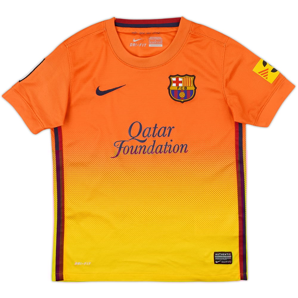 2012-13 Barcelona Away Shirt - 10/10 - (S.Boys)
