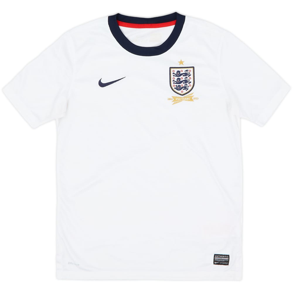 2013 England 150th Anniversary Home Shirt - 10/10 - (L.Boys)