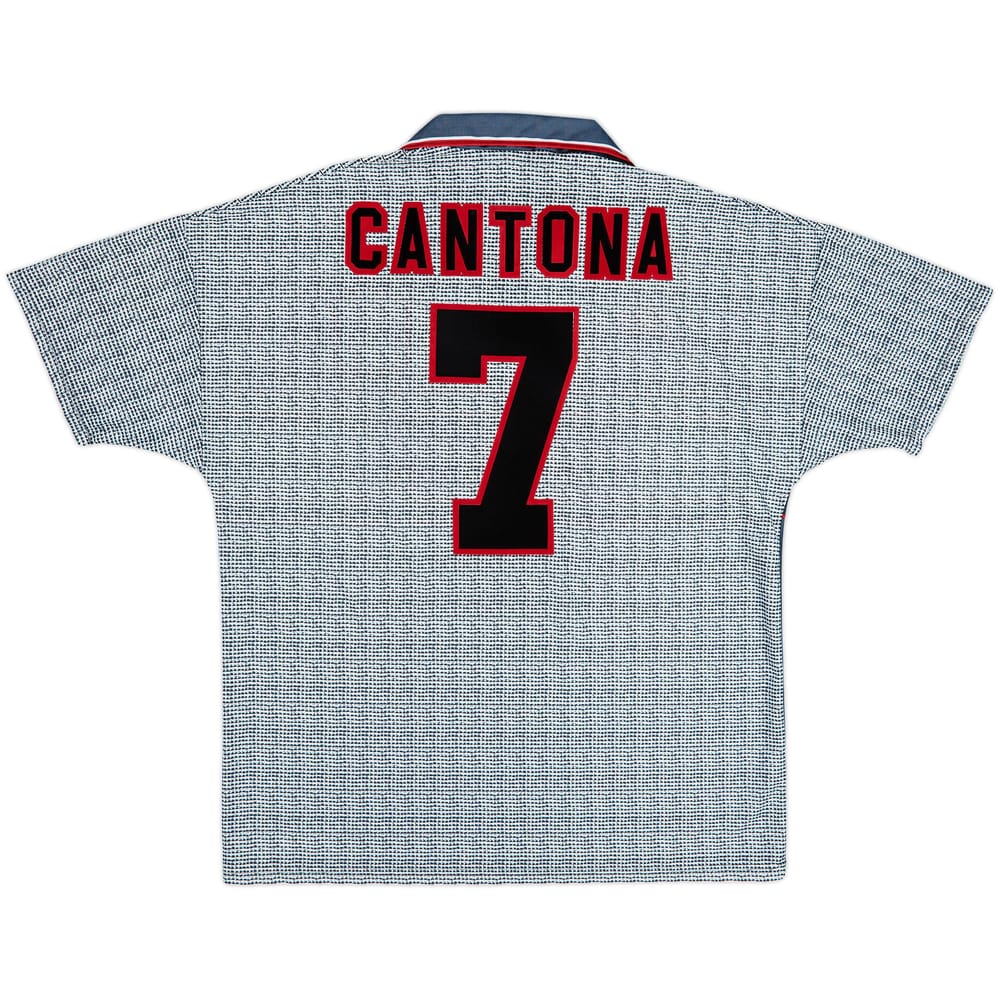 1995-96 Manchester United Away Shirt Cantona #7 - 9/10 - (XL)