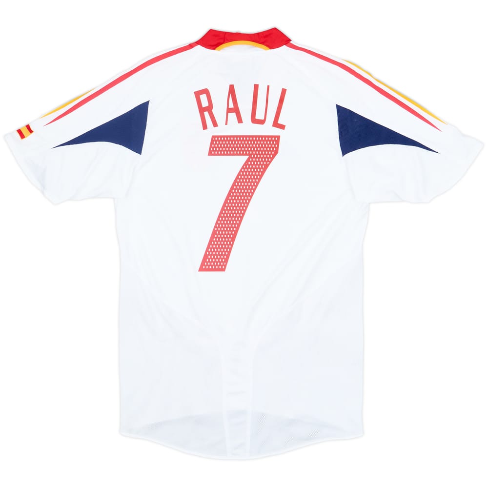 2004-06 Spain Away Shirt Raul #7 - 7/10 - (S)