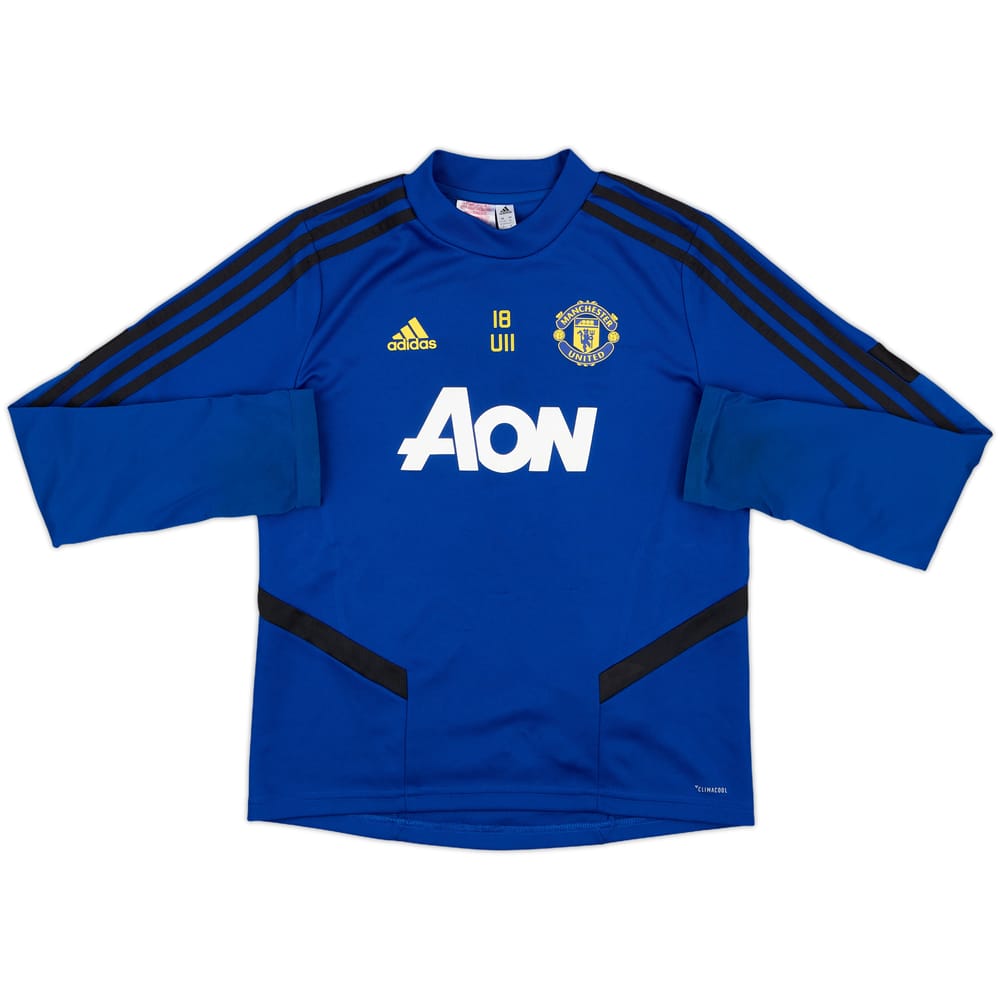 2019-20 Manchester United adidas Drill Top - 7/10 - (M.Boys)