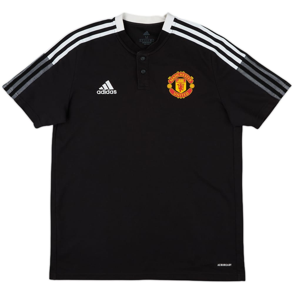 2021-22 Manchester United adidas Polo Shirt - 6/10 - (M)