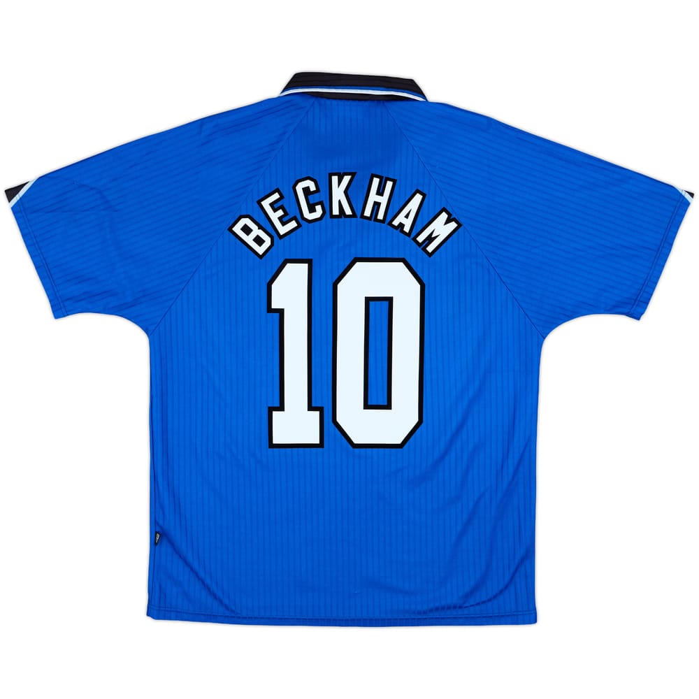 1996-98 Manchester United Third Shirt Beckham #10 - 9/10 - (L)