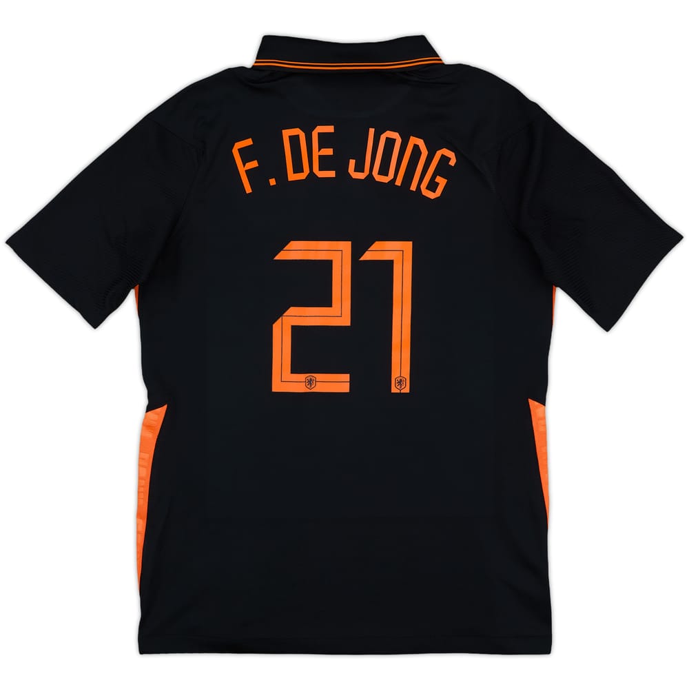 2020-22 Netherlands Away Shirt F.De Jong #21 - 8/10 - (XL.Boys)