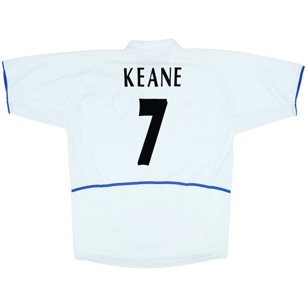 2002-03 Leeds United Home Shirt Keane #7 - 8/10 - (XL)