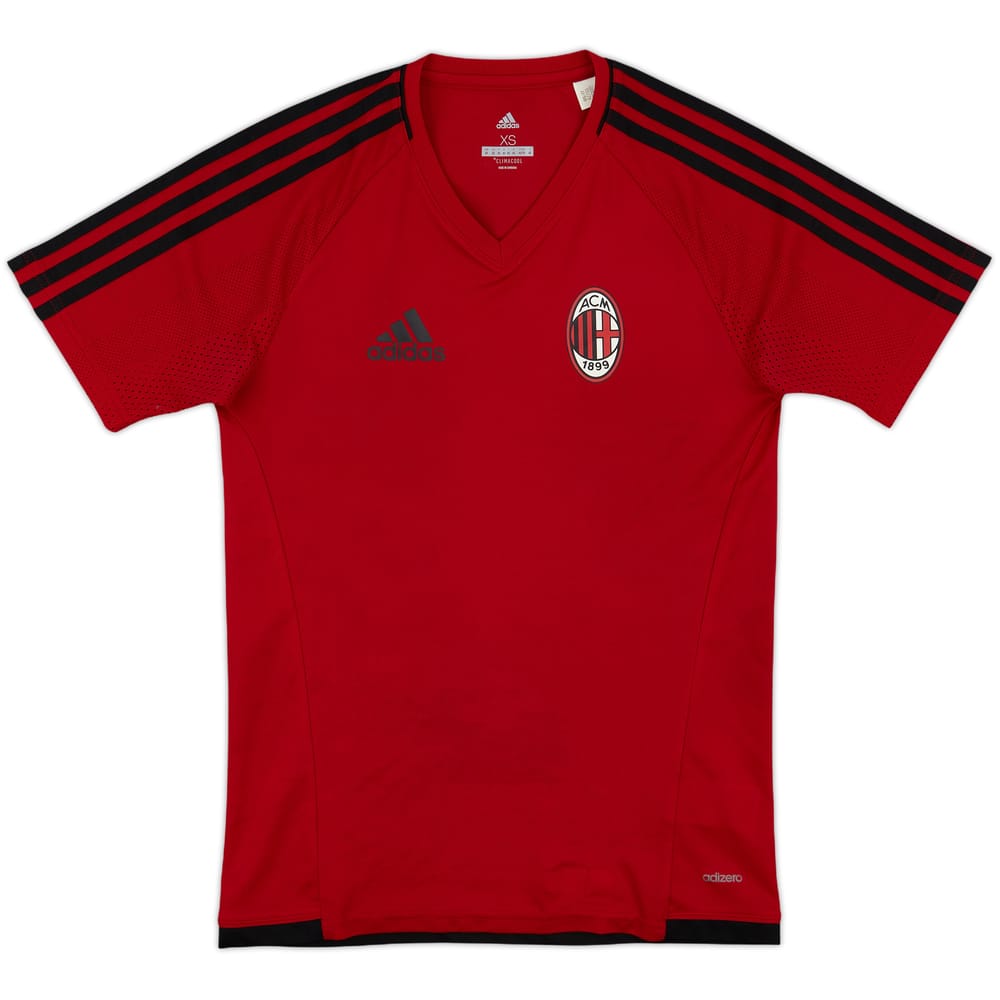 2017-18 AC Milan adidas Training Shirt - 9/10 - (XS)