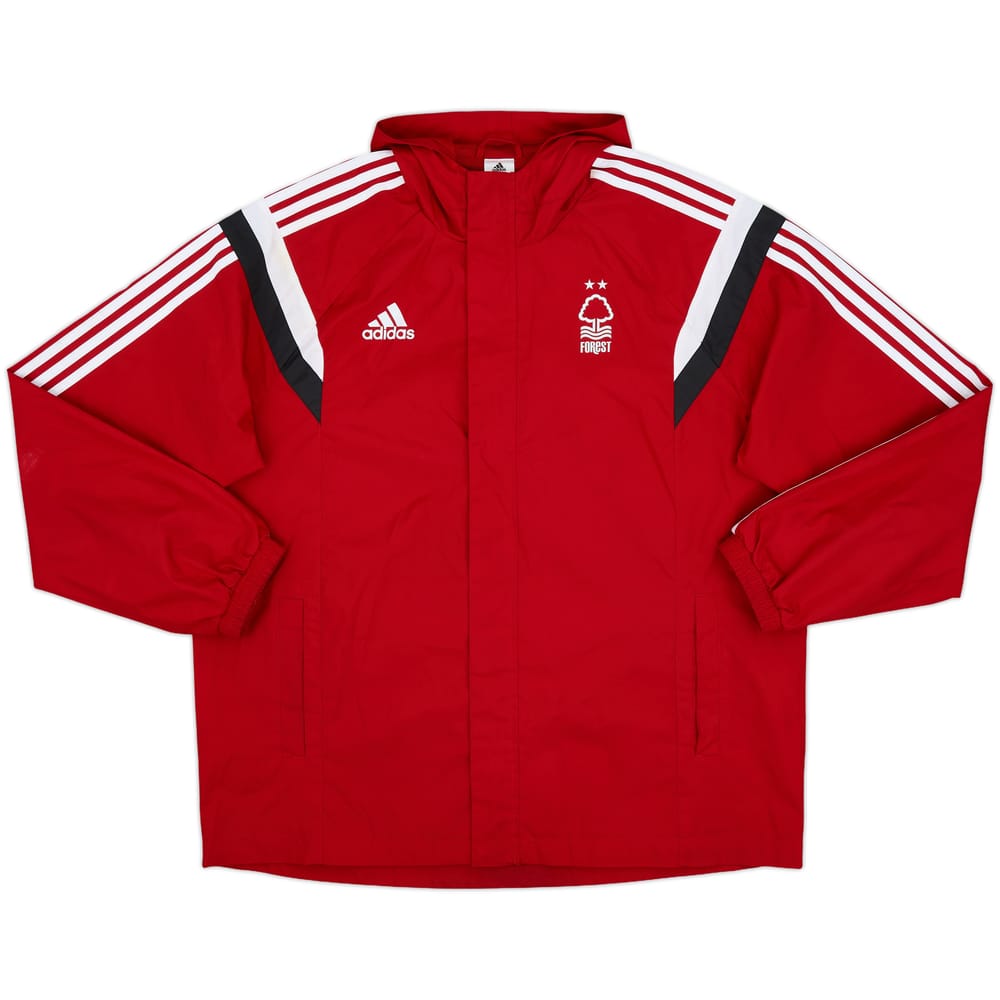 2014-15 Nottingham Forest adidas Hooded Track Jacket - 8/10 - (XL)