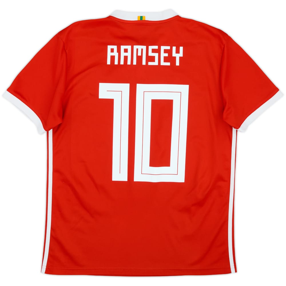 2018-19 Wales Home Shirt Ramsey #10 - 8/10 - (M)