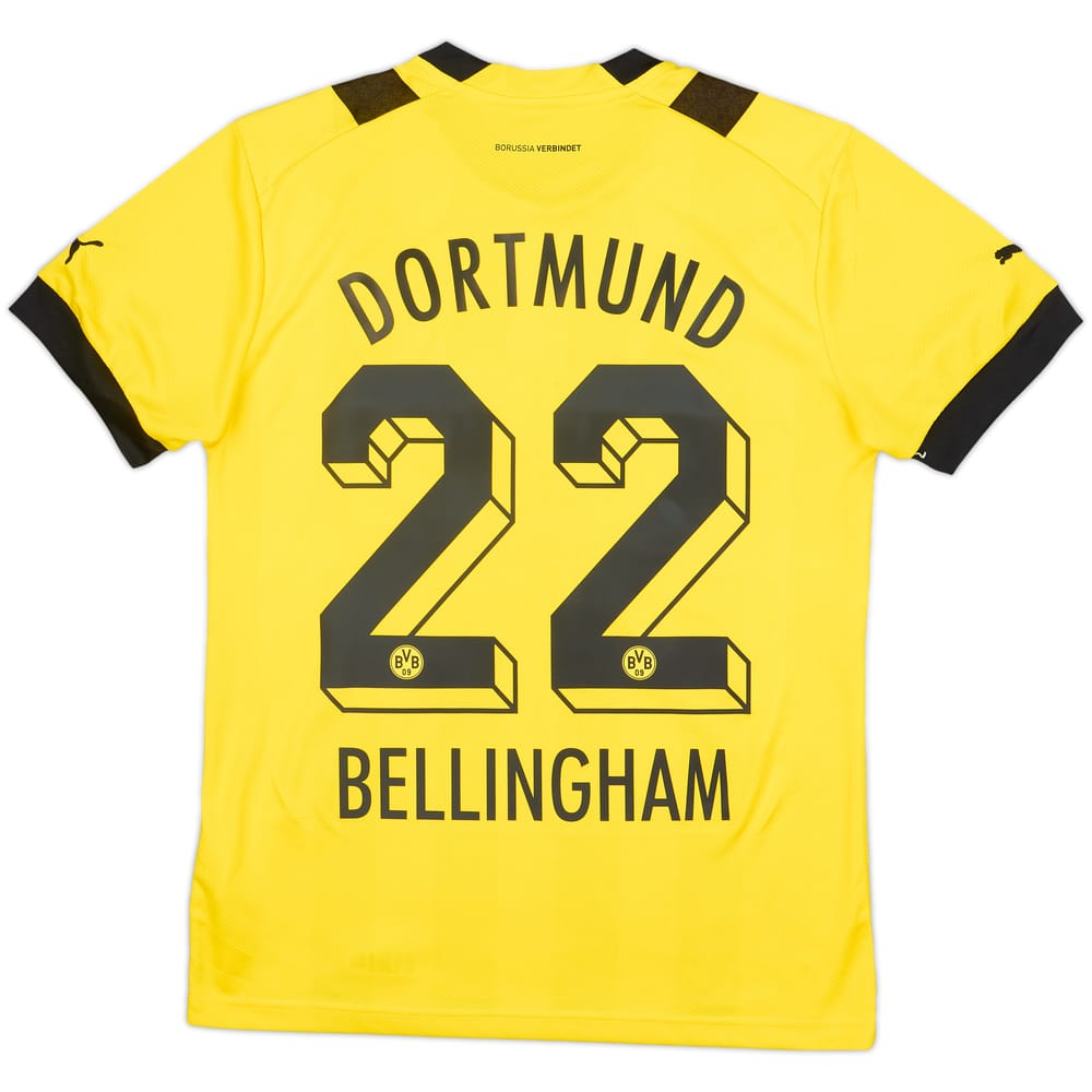 2022-23 Dortmund Home Shirt Bellingham #22 - 8/10 - (M)