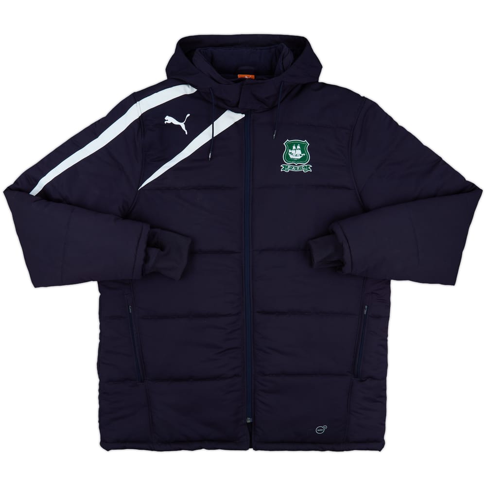 2013-14 Plymouth Puma Padded Bench Coat - 8/10 - (XL)