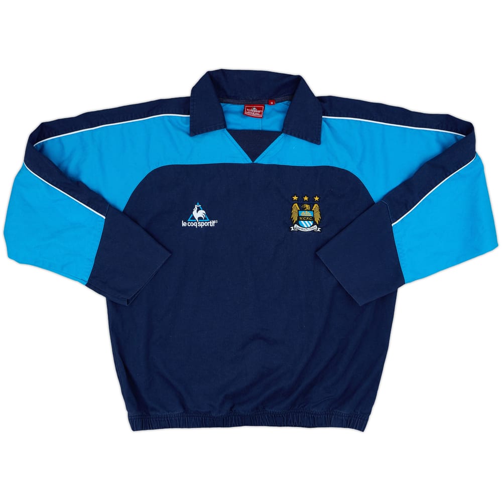 1999-00 Manchester City Le Coq Sportif Drill Top - 8/10 - (M)