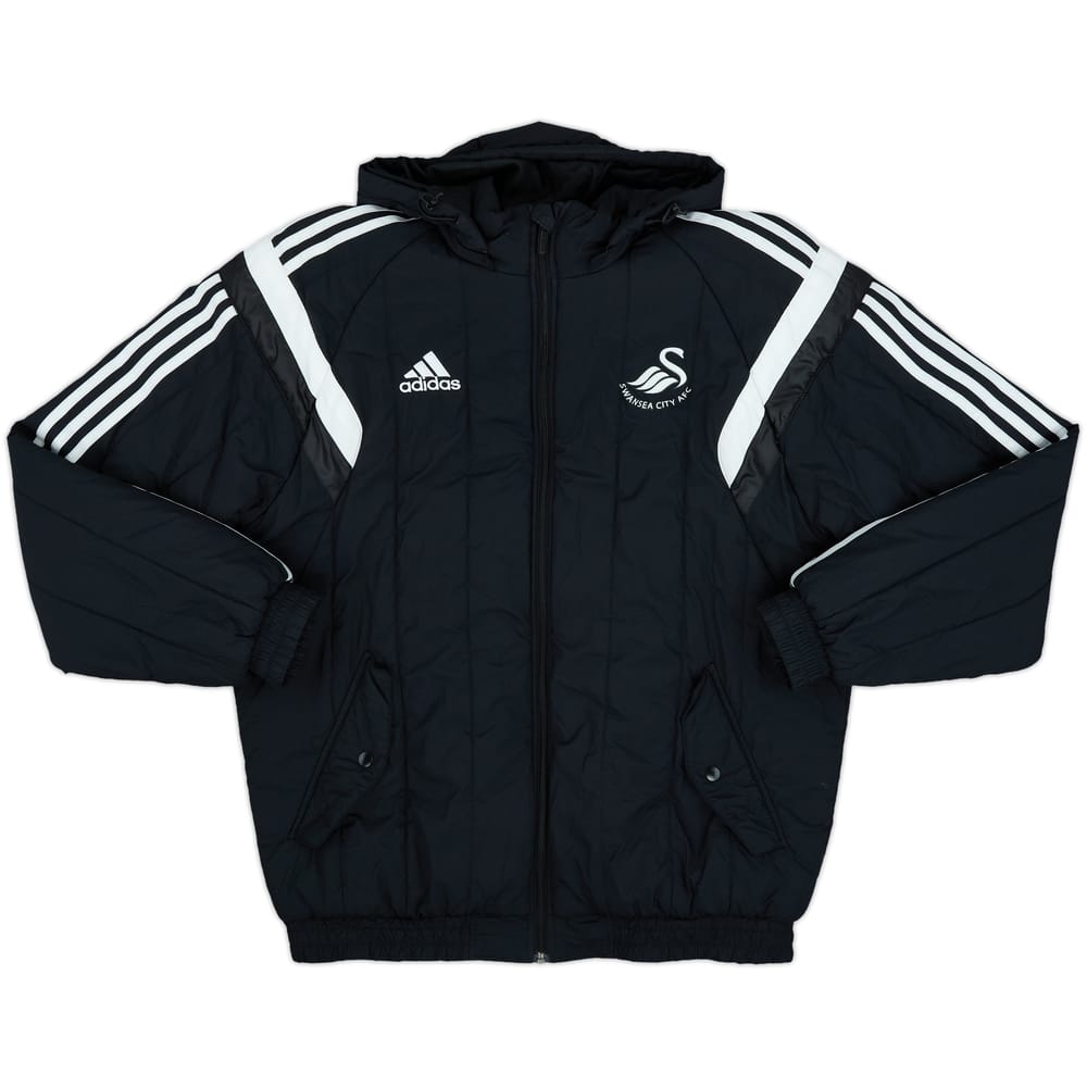 2014-15 Swansea adidas Padded Bench Coat - 9/10 - (L)