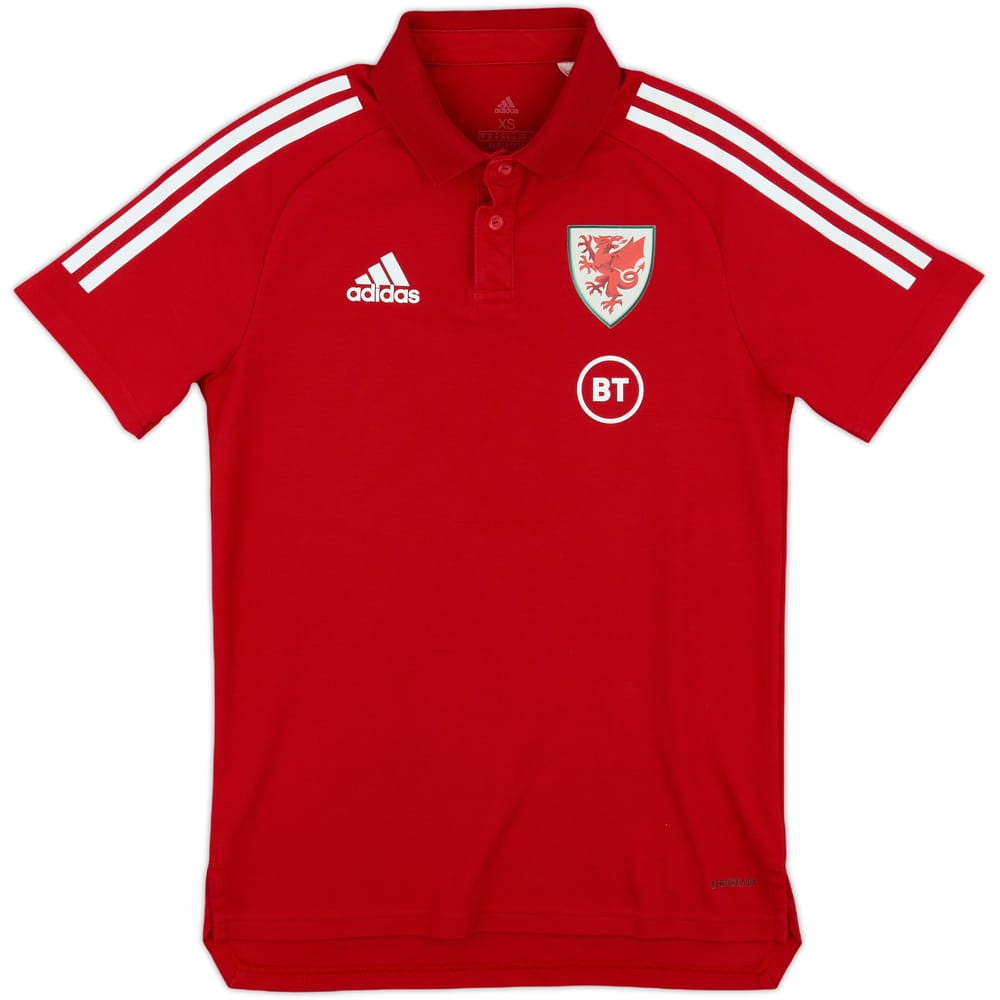 2021-22 Wales adidas Polo Shirt - 8/10 - (XS)