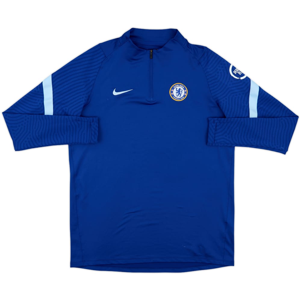 2020-21 Chelsea Nike 1/4 Zip Training Top - 8/10 - (L)