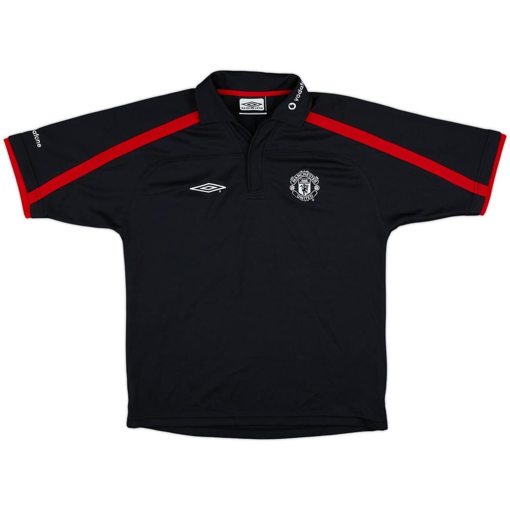 2000-01 Manchester United Umbro Polo Shirt - 10/10 - (S)