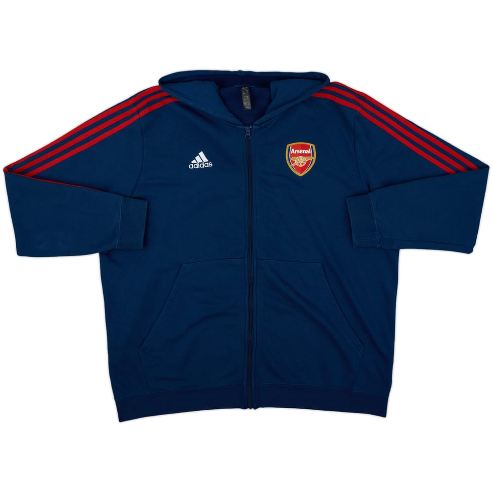 2019-20 Arsenal adidas Hooded Zip Top - 6/10 - (XXL)
