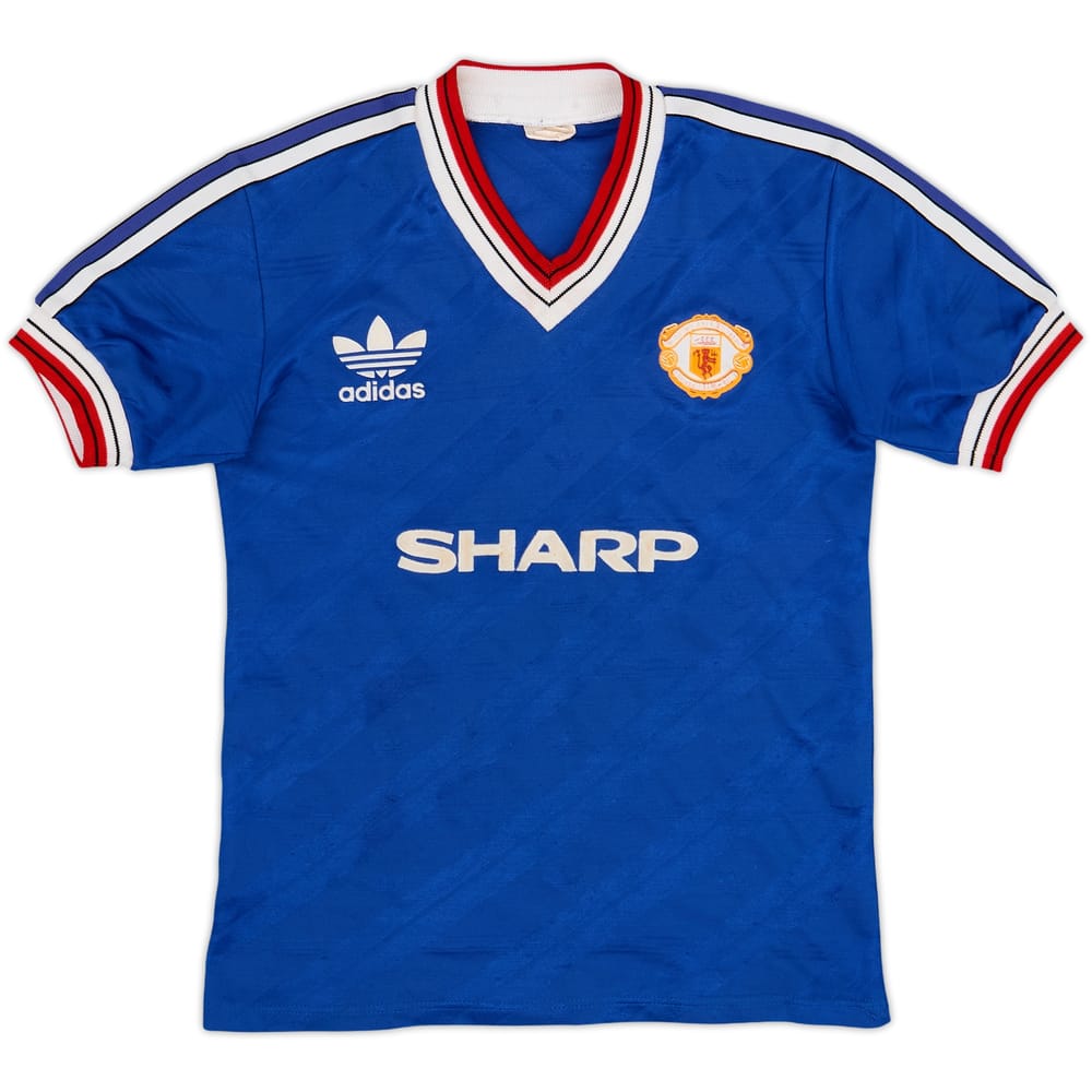 Camiseta de la tercera equipación del Manchester United 1986-88 - 7/10 - (Niños L)