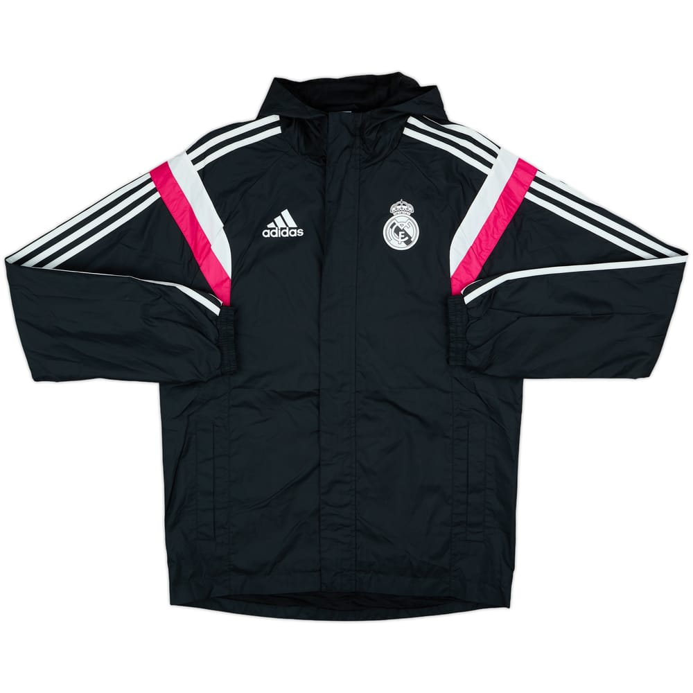 2014-15 Real Madrid adidas Rain Jacket - 8/10 - (S)