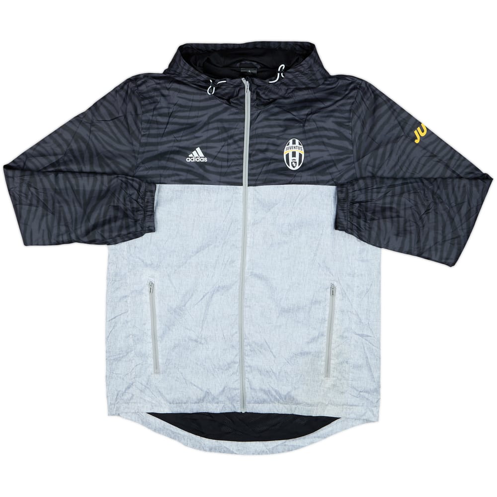 2016-17 Juventus adidas Hooded Rain Jacket - 8/10 - (M)