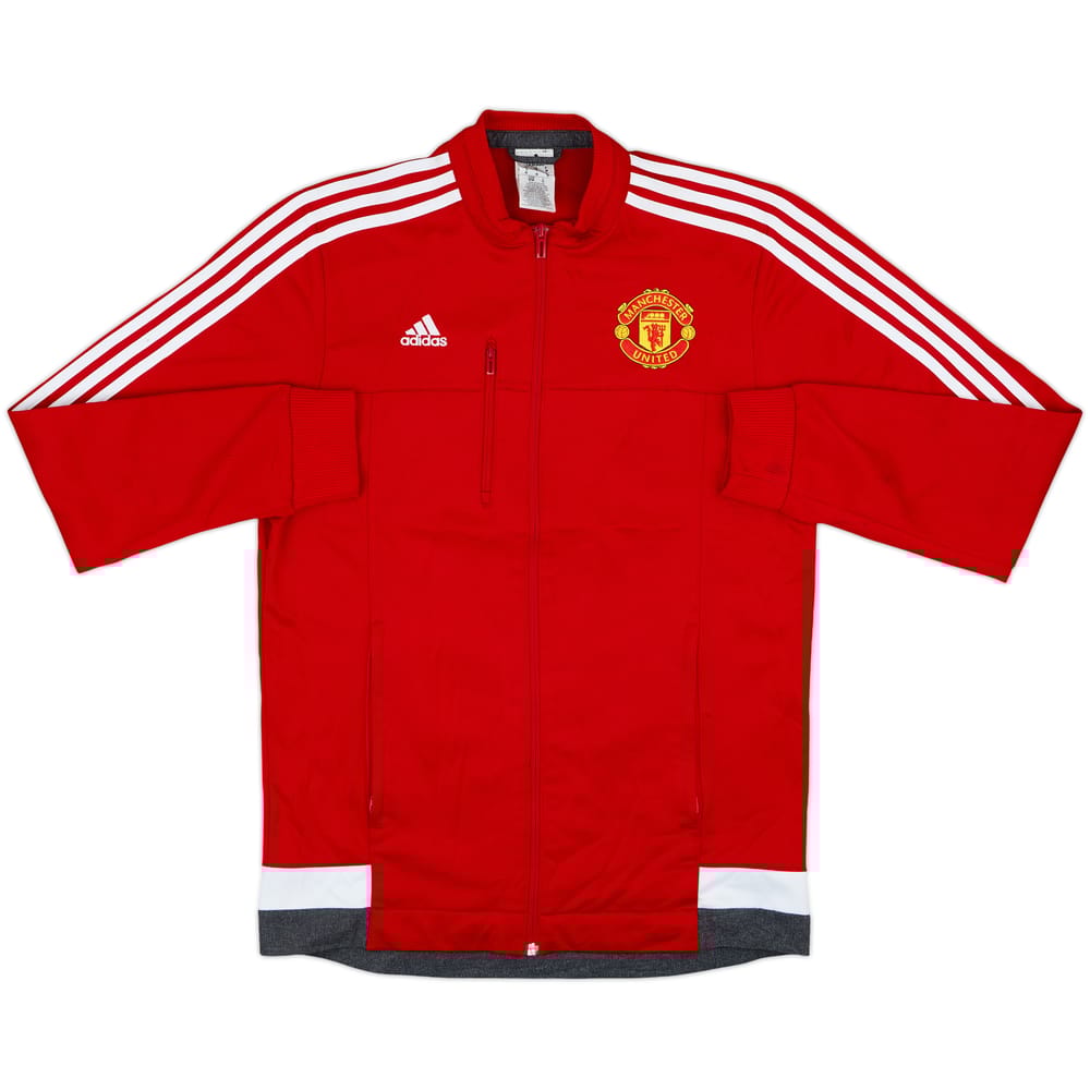 2015-16 Manchester United adidas Track Jacket - 8/10 - (M)