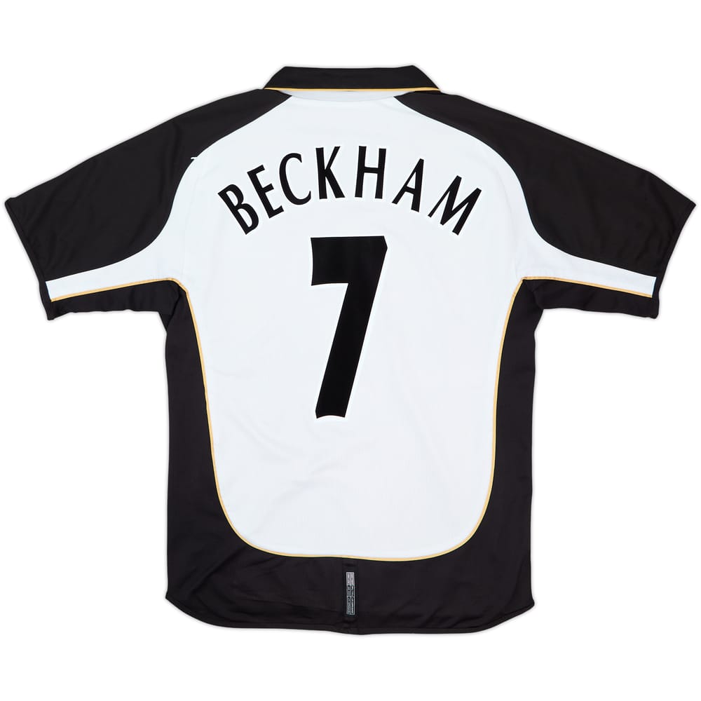 Camiseta de visitante/tercera equipación Centenario del Manchester United 2001-02 Beckham #7 - 5/10 - (L)