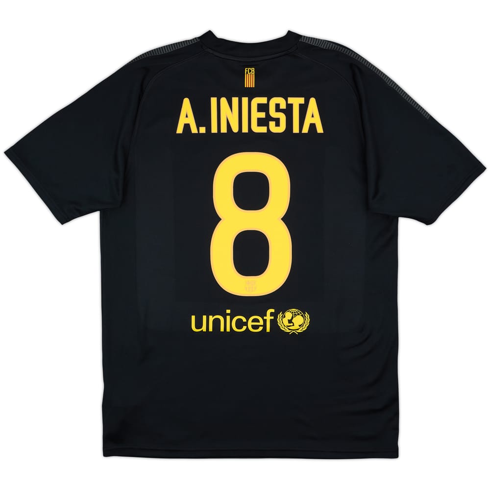 2011-12 Barcelona Basic Away Shirt A.Iniesta #8 - 9/10 - (M)