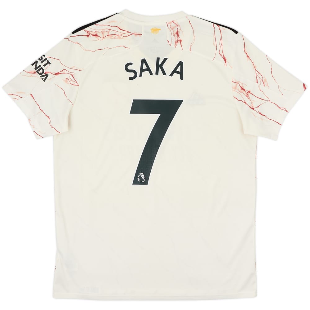 2020-21 Arsenal Visitante Camiseta Saka #7 - 6/10 - (L)