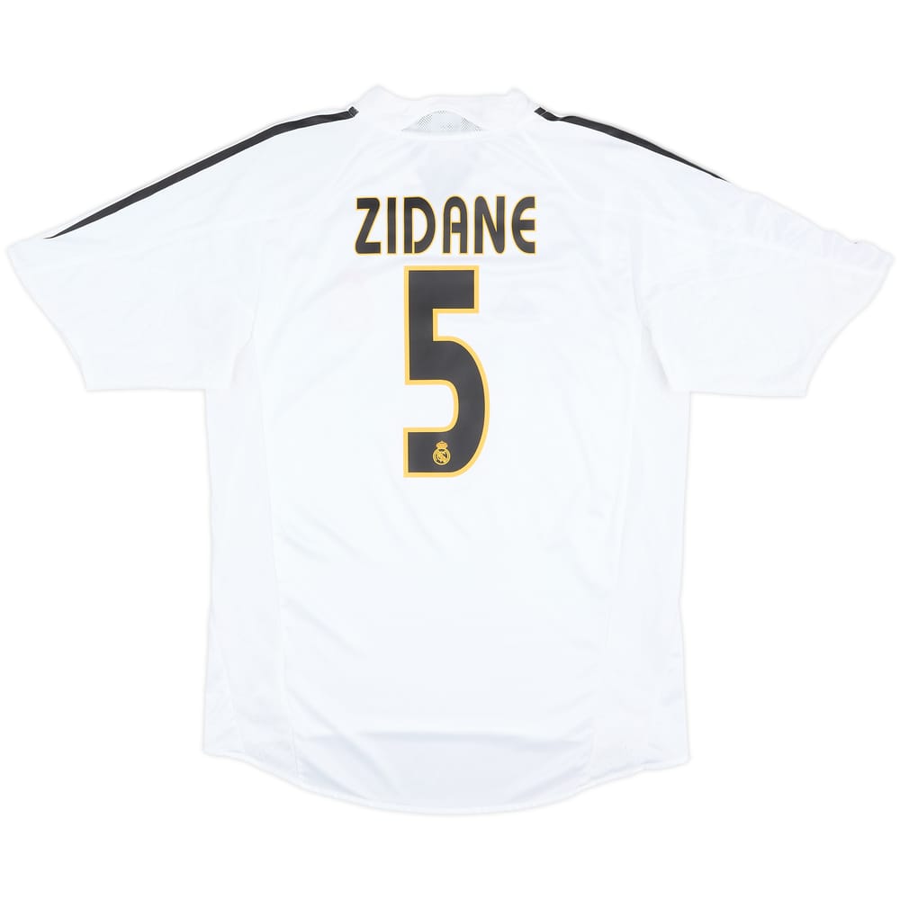 2004-05 Real Madrid Camiseta Local Zidane #5 - 7/10 - (M)